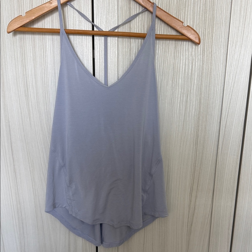 lululemon athletica Pastel Lavender V-Neck Strappy Tank